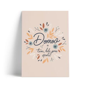 Print s motívom Domov Printintin, formát A4