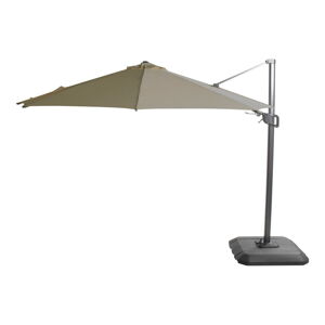 Olivovozelený závesný slnečník Hartman Shadowflex, ø 300 cm