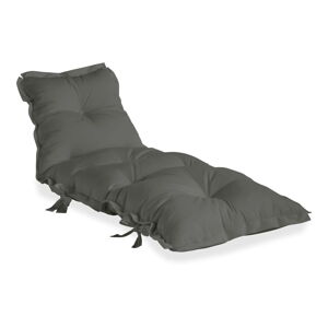 Tmavosivý variabilný futón vhodný do exteriéru Karup OUT™ Sit&Sleep Dark Grey