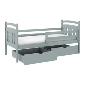 Sivá detská posteľ s úložným priestorom 70x160 cm Kate - Lano Meble
