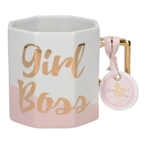 Porcelánový hrnček Creative Tops Girl Boss, 450 ml