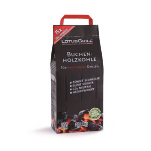 Drevené uhlie LotusGrill, 2,5 kg