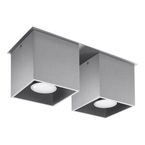 Sivé stropné svietidlo Nice Lamps Geo