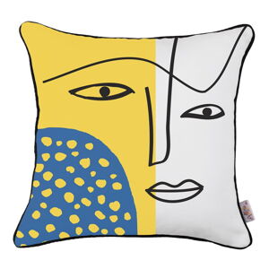 Obliečka na vankúš Mike & Co. NEW YORK Abstract Face, 43 × 43 cm