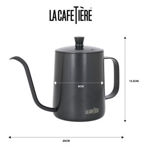 Sivá kanvica na prípravu kávy z nerezovej ocele 0.6 l La Cafetiere - Kitchen Craft