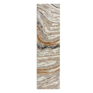 Hnedo-béžový behúň Flair Rugs Jarvis, 60 x 230 cm