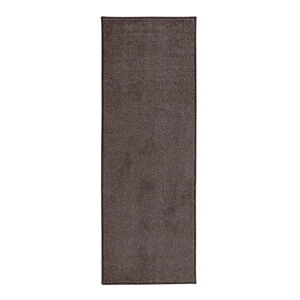 Antracitovosivý behúň Hanse Home Pure, 80 × 300 cm