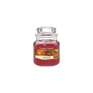 Vonná sviečka Yankee Candle Holiday Hearth, doba horenia 25 h